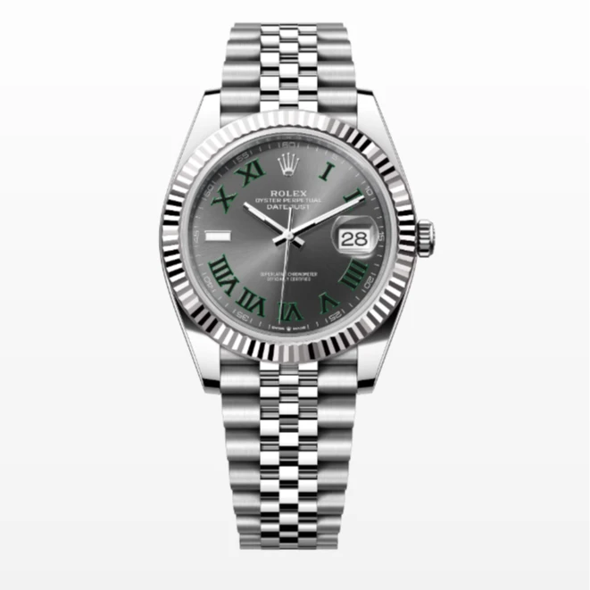 全新未使用 Rolex/劳力士 校长/日志126334/41表径绿萝/25年全新