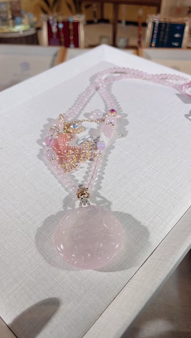 未镶嵌项链水晶SY27多样性发一 颜色微差