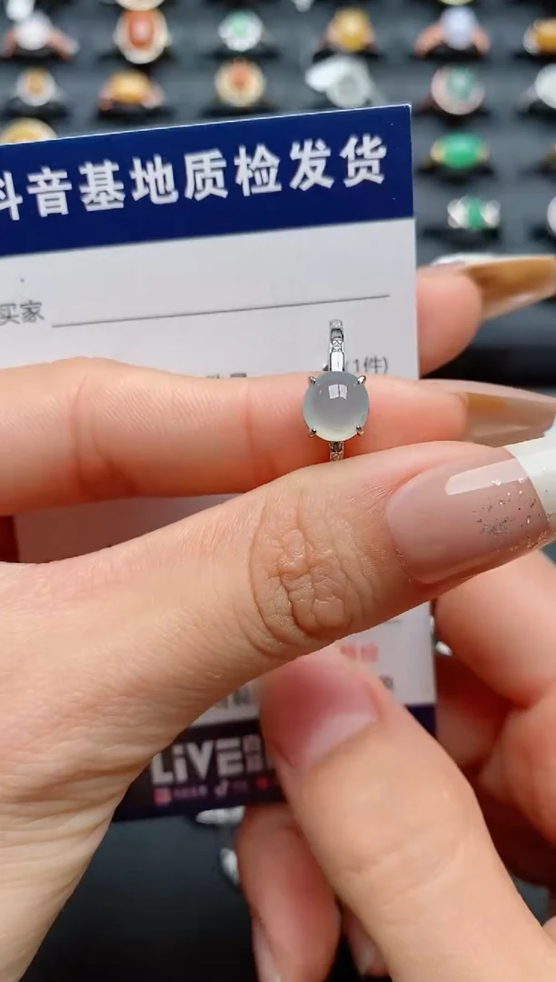 【闪购商品】翡翠戒指银S925镶嵌..........