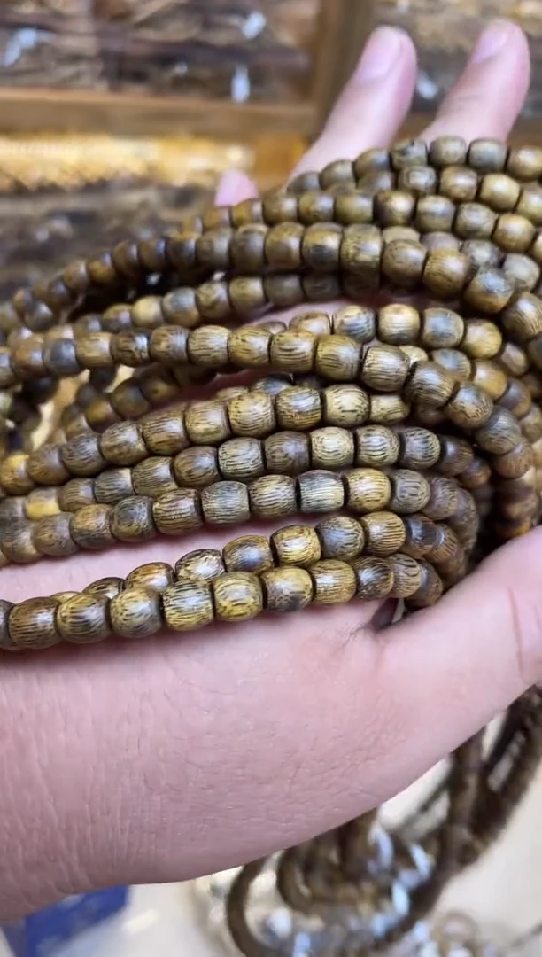 手串沉香 海南乌身圆叶老型长串0.7多样性发其一