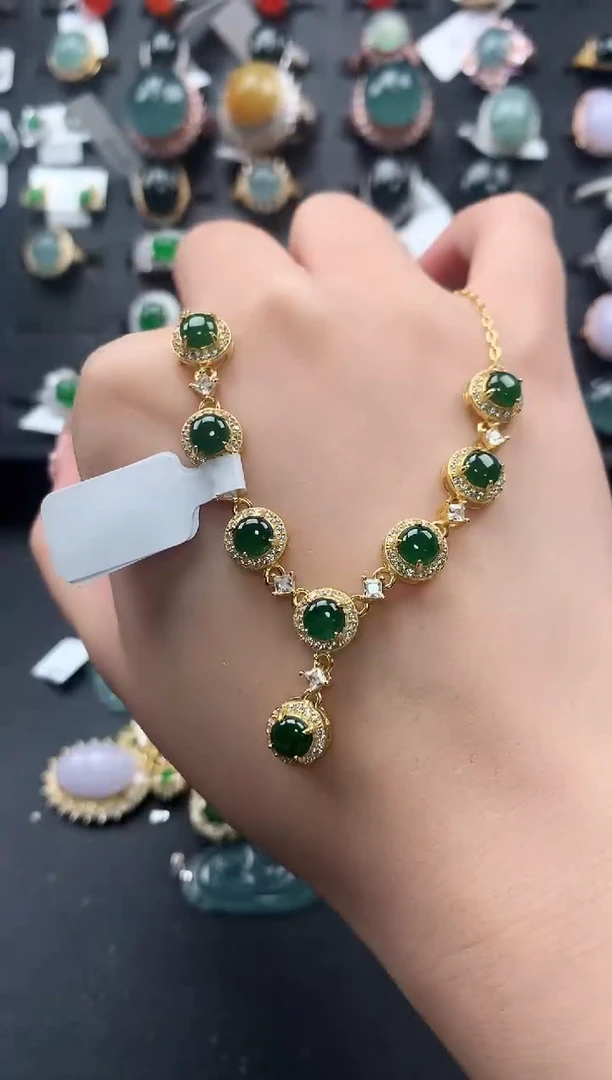 【闪购商品】翡翠戒指银S925镶嵌5124141