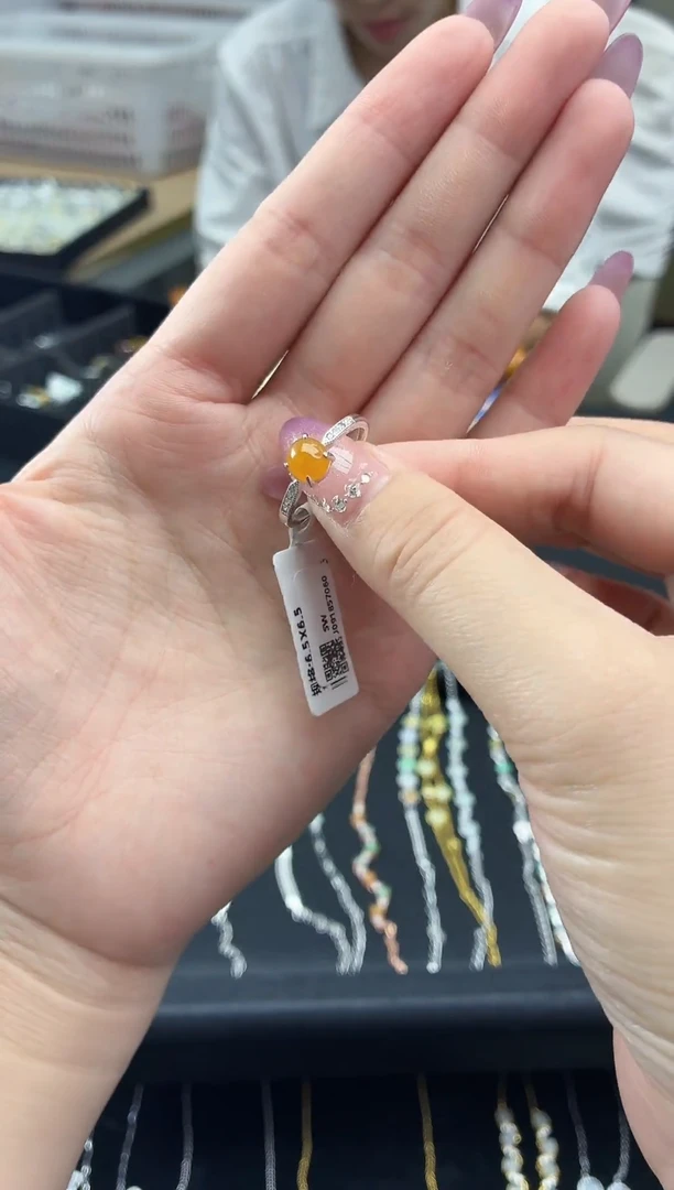 银S925镶嵌戒指翡翠11111111