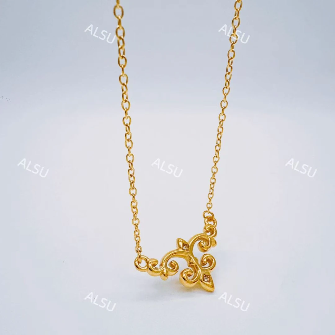 合金项链 ALSU原创经典款民族风轻奢简约时尚百搭气质项链升级版