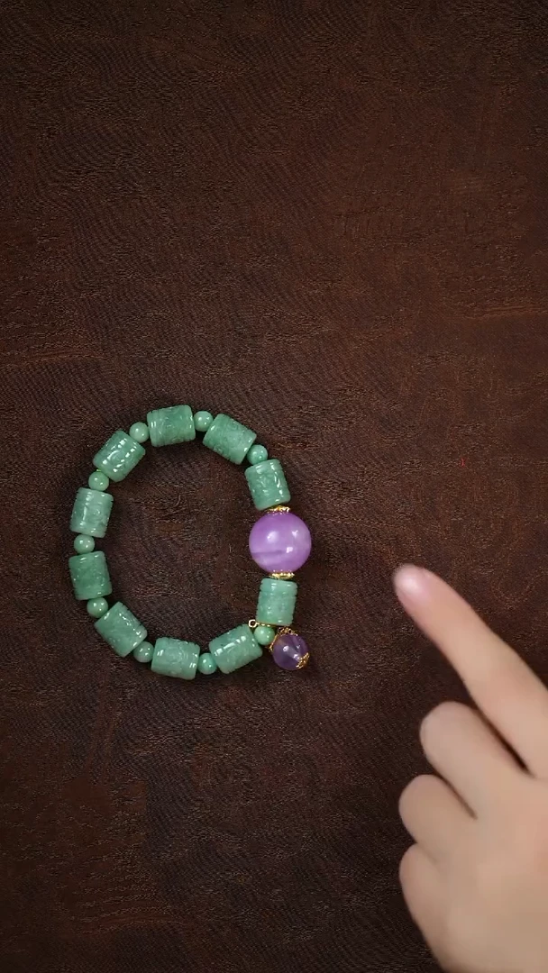 未镶嵌挂件翡翠闪购 桶珠