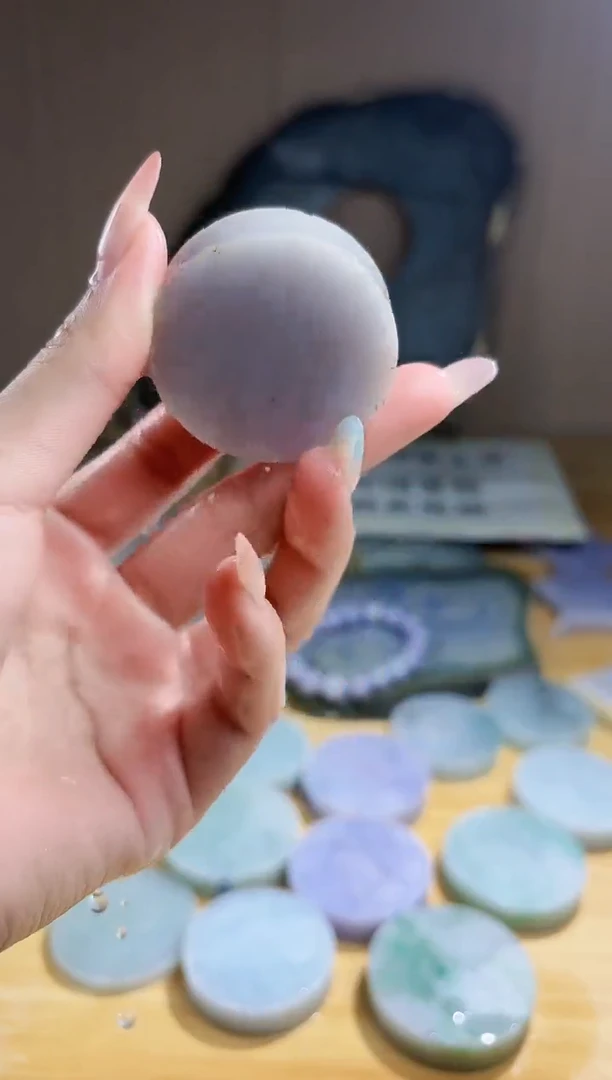 翡翠未镶嵌颈饰翡翠A货 温谭388