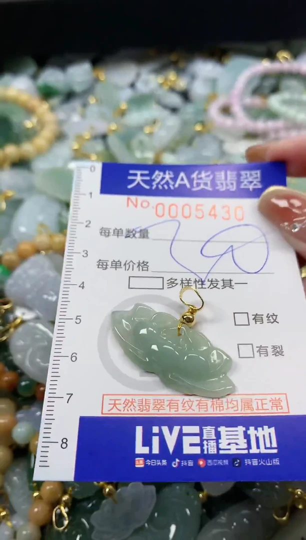 颈饰未镶嵌翡翠天然A货翡翠