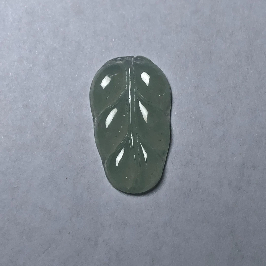 天然缅甸A货翡翠叶子吊坠挂件 多样性发货/发其一