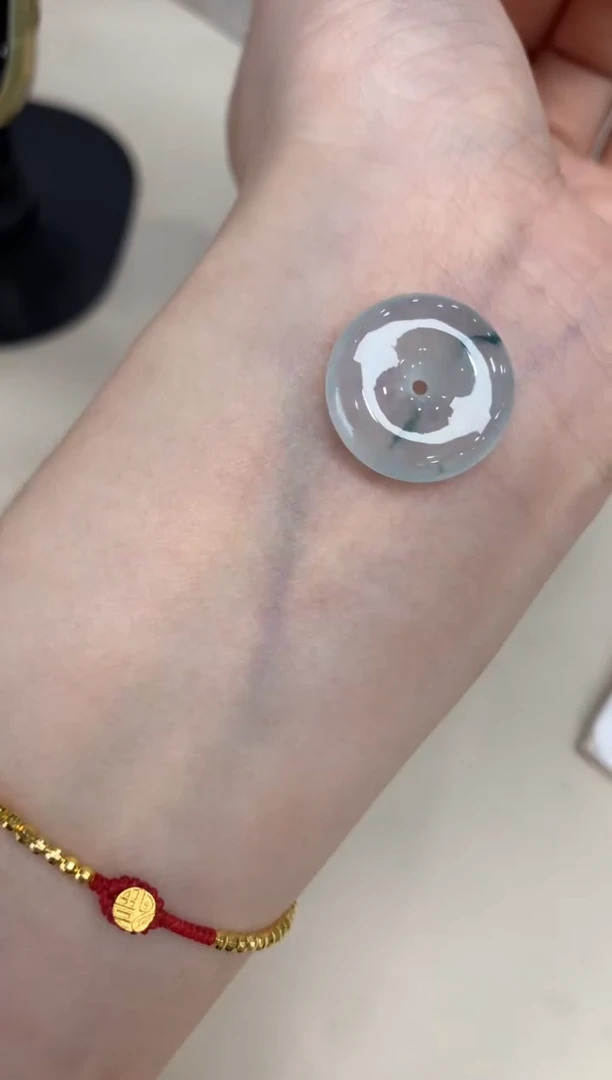 翡翠未镶嵌吊坠(不含链)平安扣