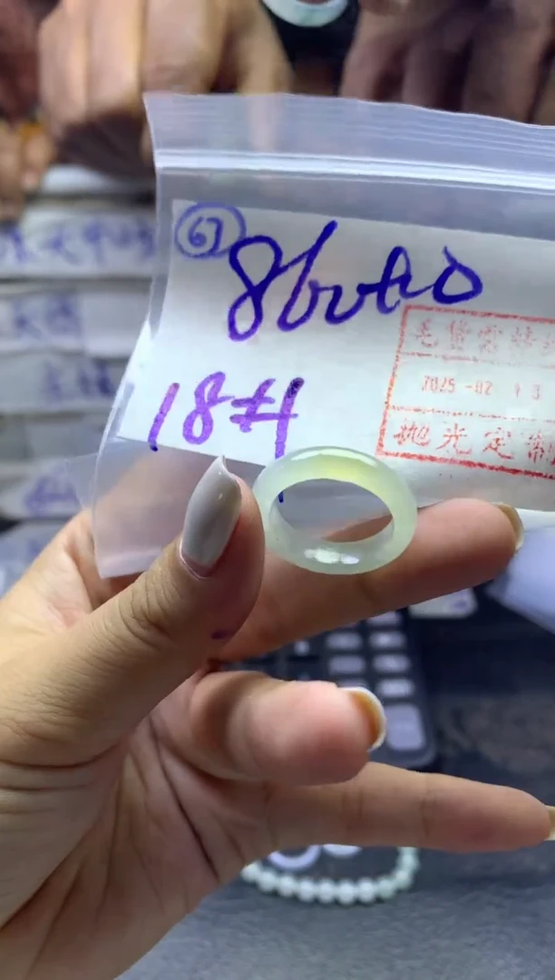 【闪购商品】定制翡翠未镶嵌戒圈18*870元毛货需精抛光发