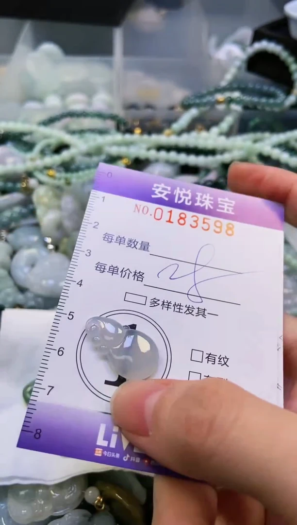 翡翠未镶嵌颈饰闪购0183598