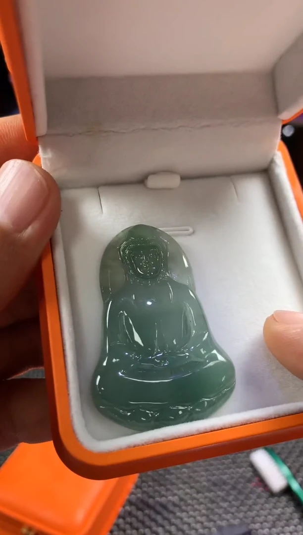 定制翡翠未镶嵌蓝*友--556149