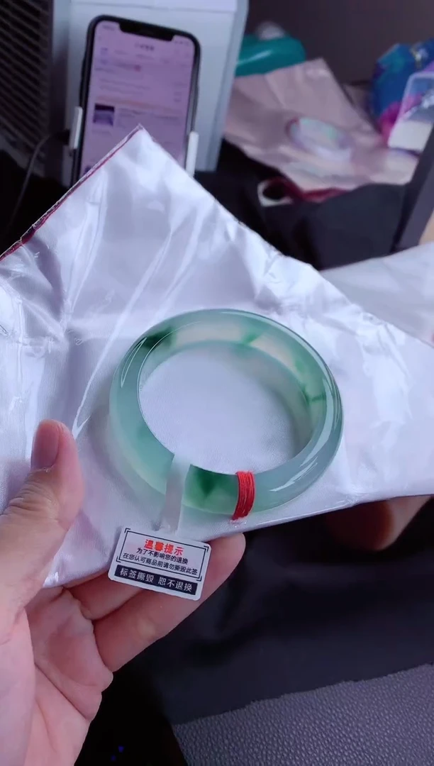 未镶嵌手镯翡翠54（48小时鉴赏期 ）