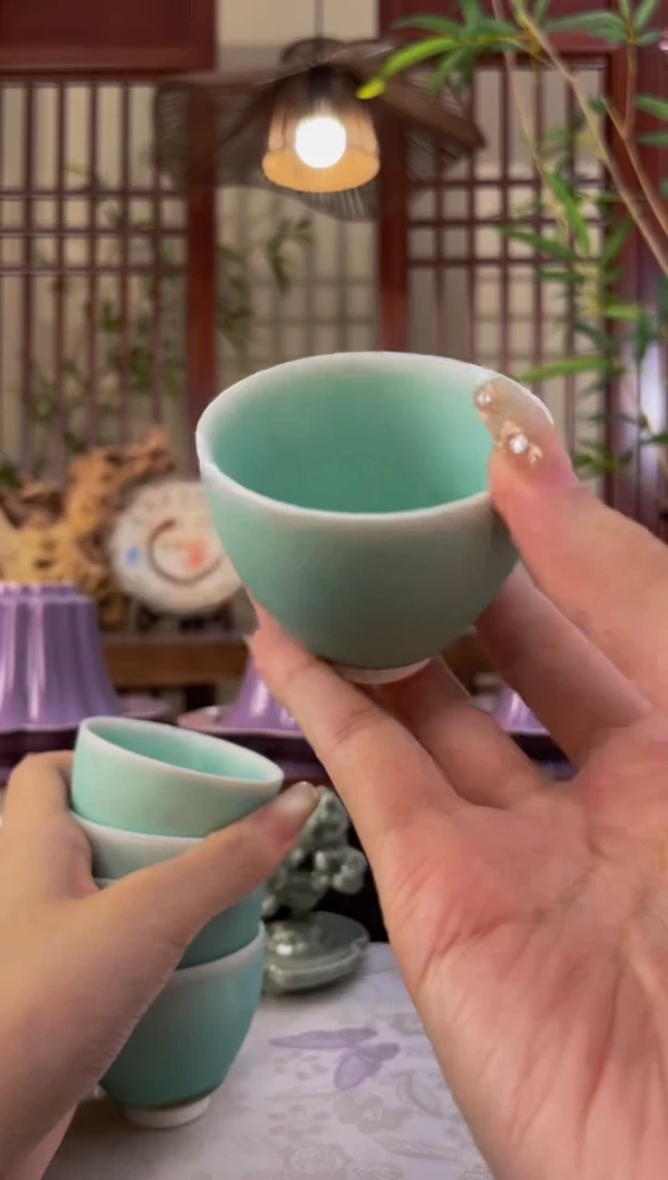 苏打烧苏打绿鸡心杯