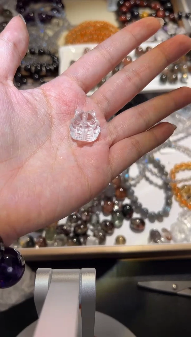 【闪购商品】水晶颈饰未镶嵌白水晶狐狸