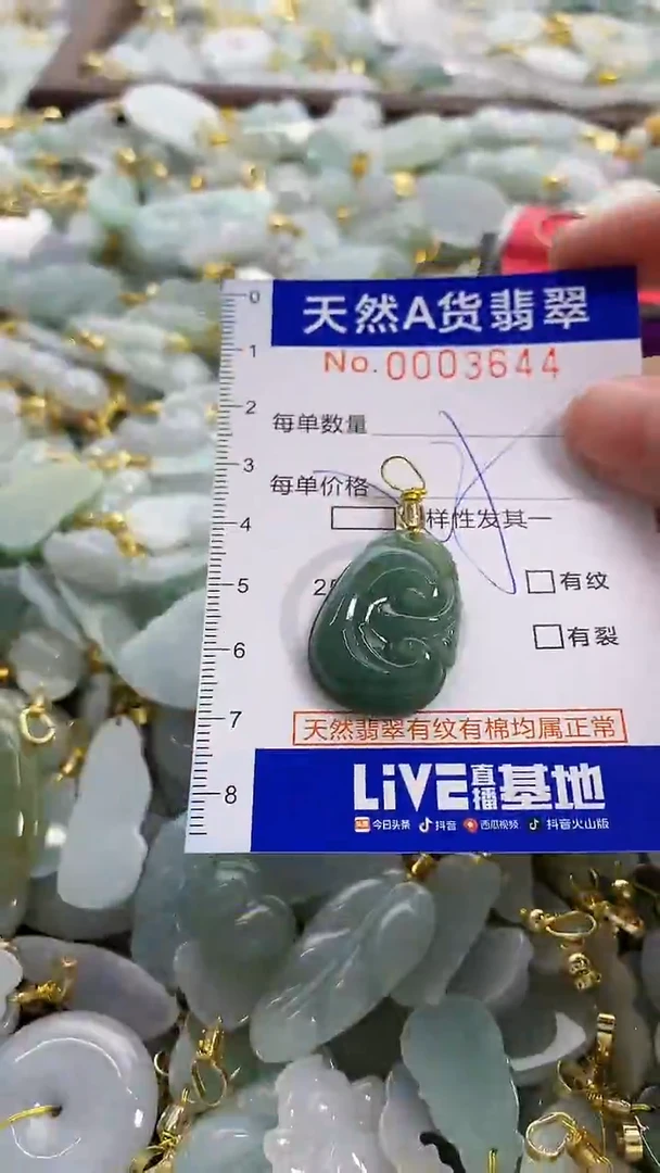 颈饰未镶嵌翡翠天然A货翡翠