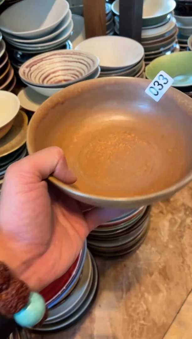 瓷片用****233.仿古罗汉碗盘1个