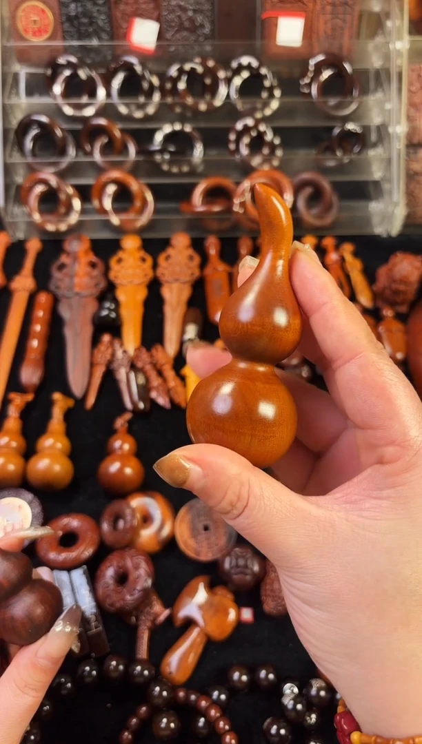 雷枣木老料一体大葫芦