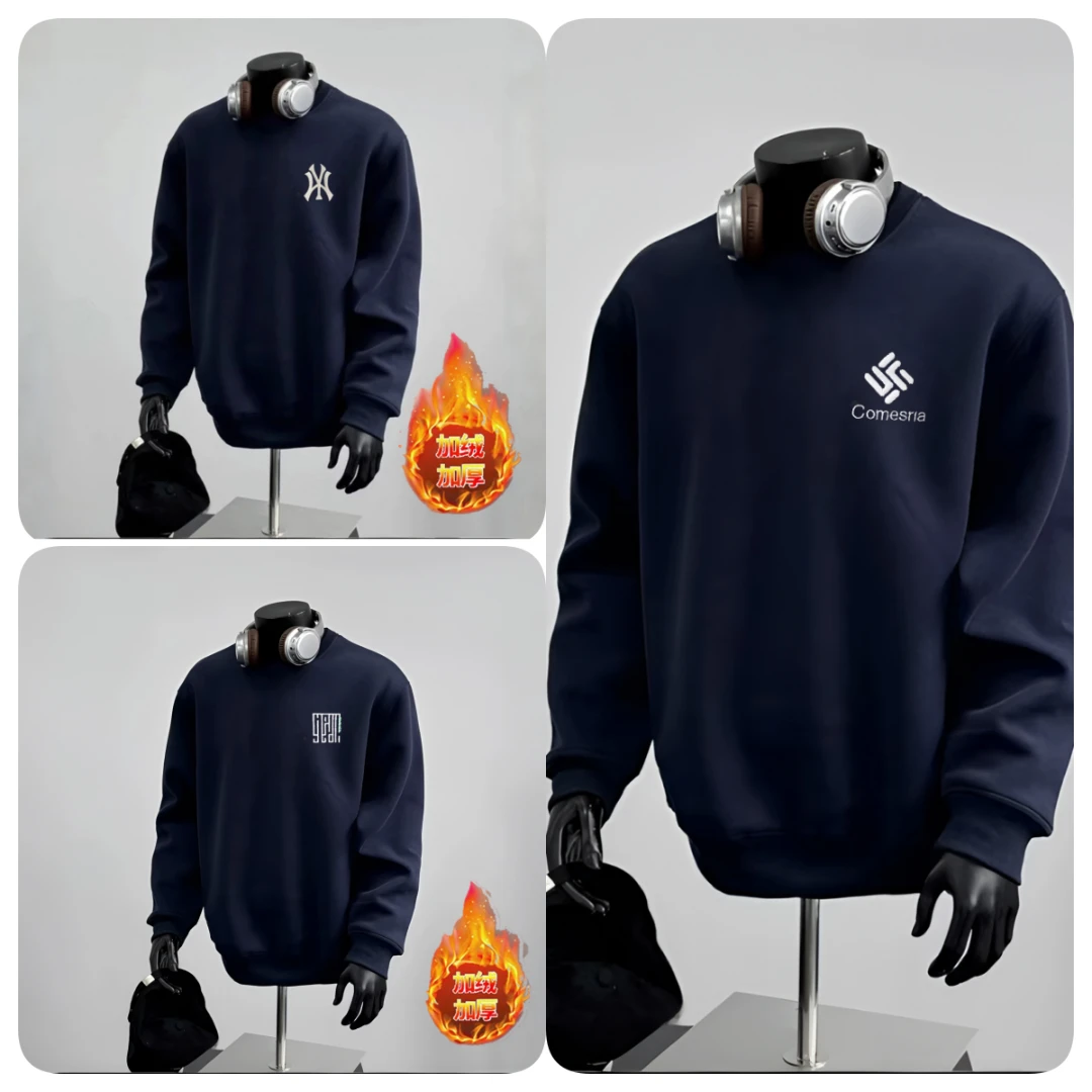 爆款男女情侣款卫衣2025新款.《万针刺绣》。百搭时尚卫衣