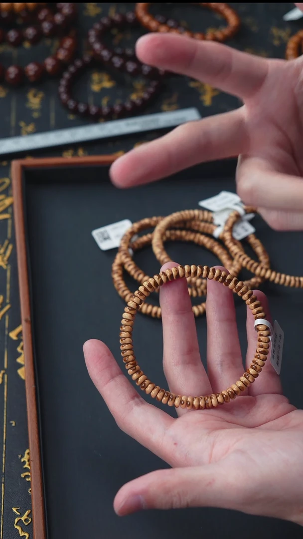 手串紫金鼠实心花皮算盘珠