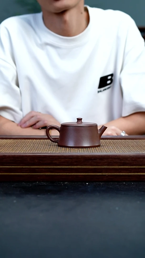 茶壶紫砂紫泥云柱200cc
