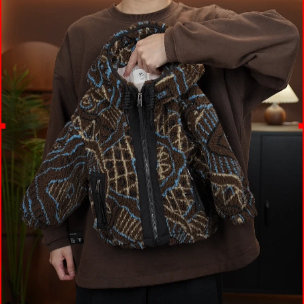 2024秋冬季加棉加厚新款儿童潮流时尚可爱休闲外套22576