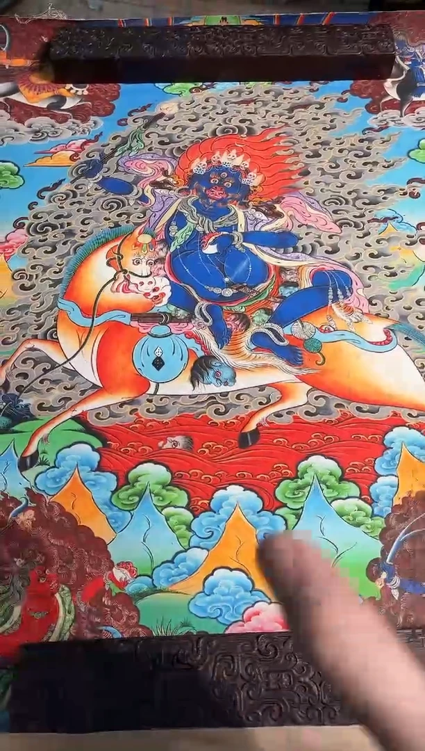 卷轴画路路的唐卡tk160