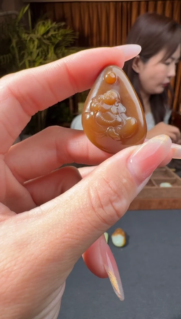 和田玉未镶嵌颈饰187赵乐6.4多样性拍一发一