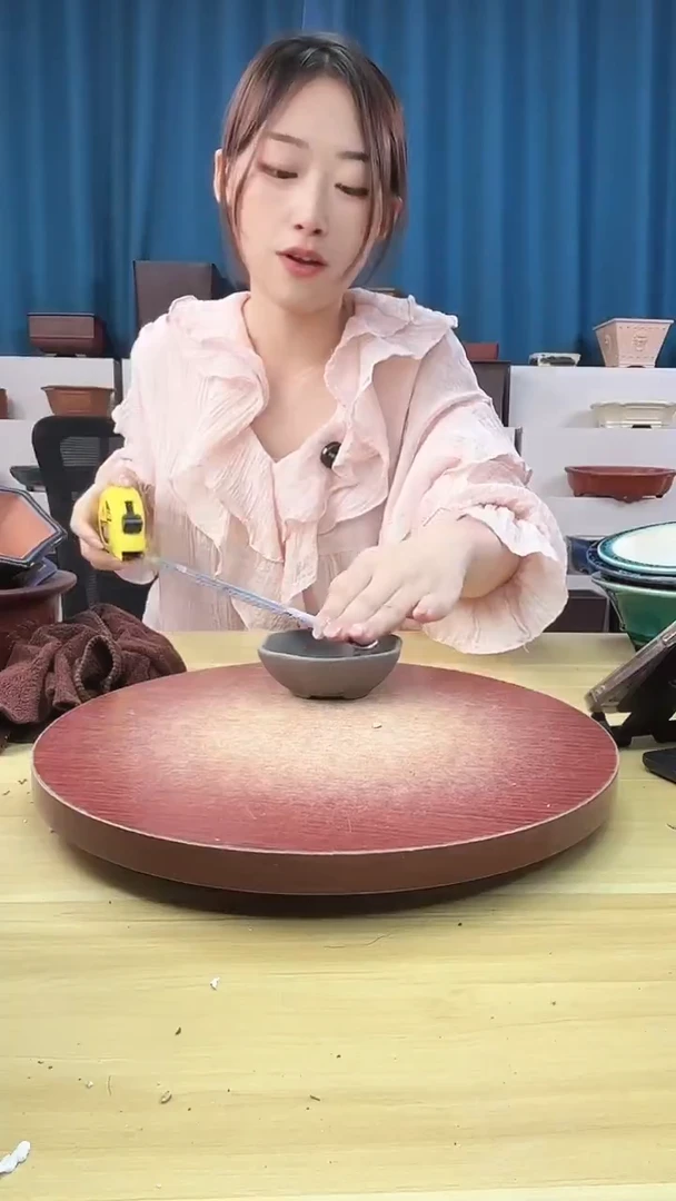 紫砂花盆花盆浅草紫砂花盆