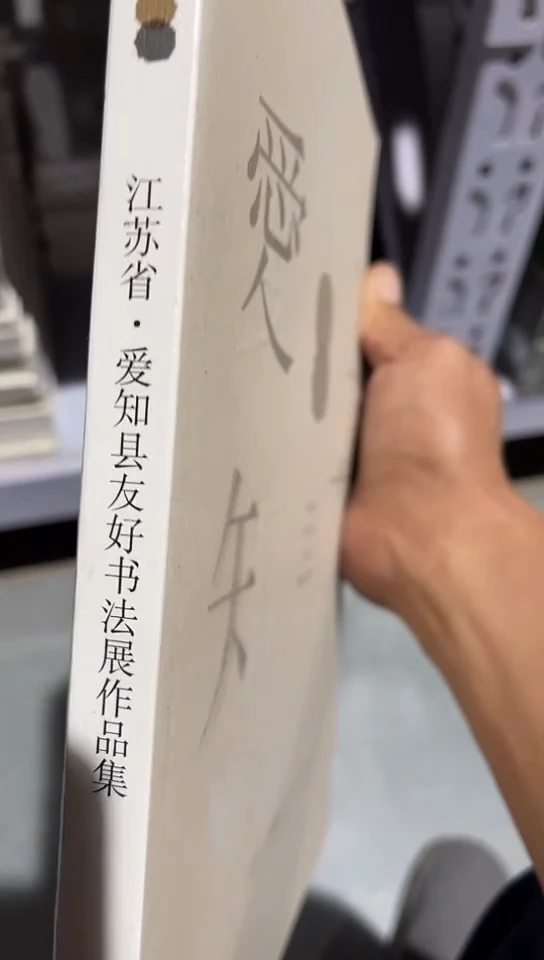 江苏省爱之县友好书法作品集