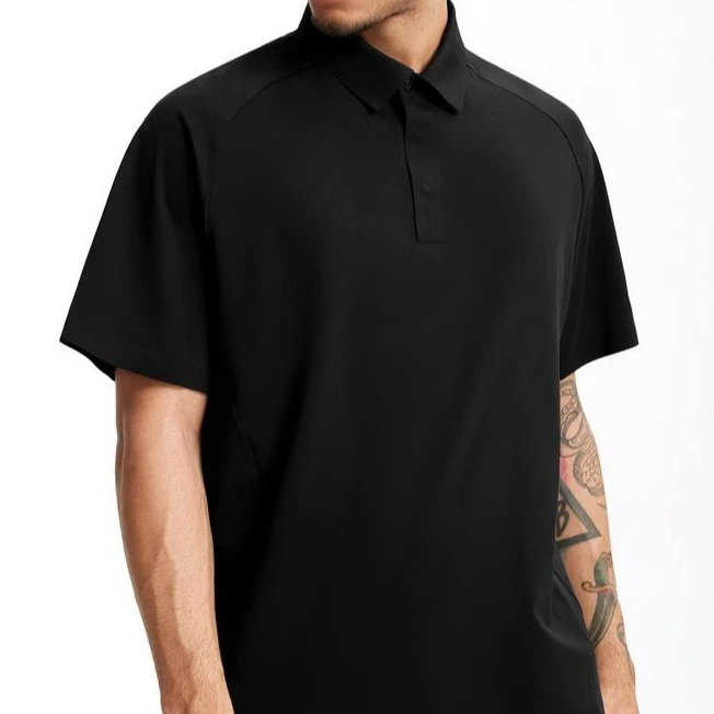 「轻量速干 通勤轻户外」POLO衫男士防晒超声无痕科技立体剪裁T恤