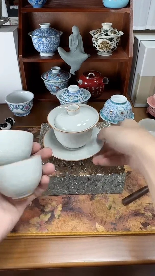 其他茶具茶具茶具莲 瓣盖碗