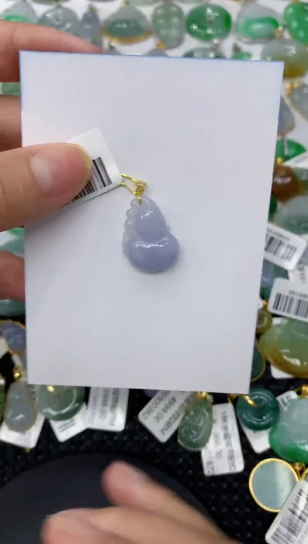 【闪购商品】翡翠颈饰18K金镶嵌111111111