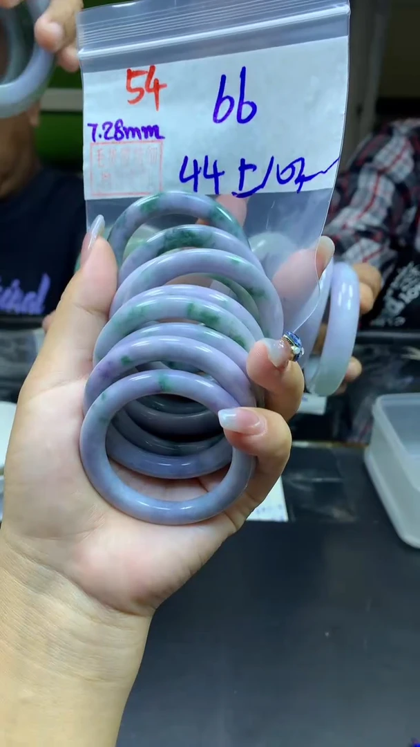 定制翡翠未镶嵌54童镯44+66元+多样拍一发一