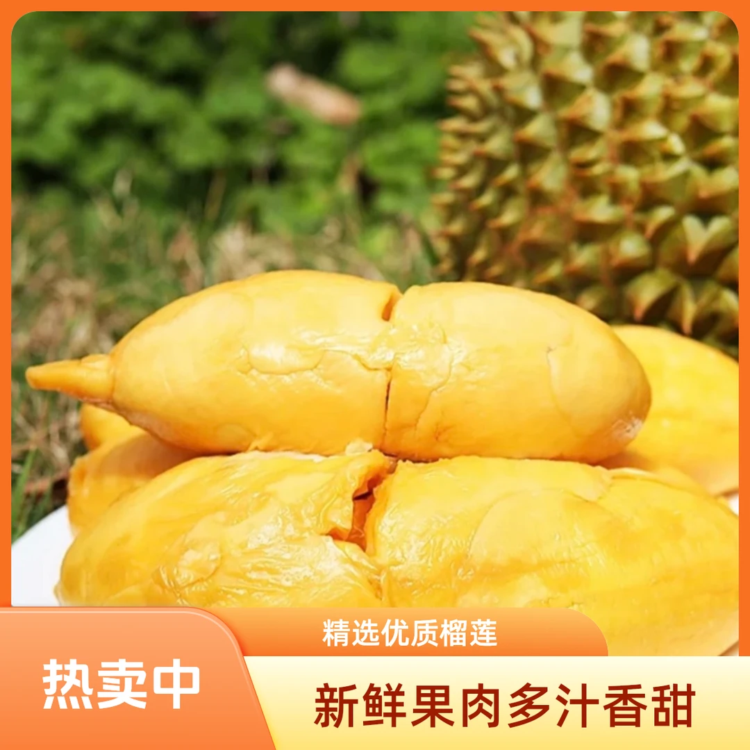 【顺丰包邮次日达】金尧榴莲当季限定高端榴莲一箱顺丰包邮16-9斤微核大鲜榴莲明日达金尧越南社会主义共和国