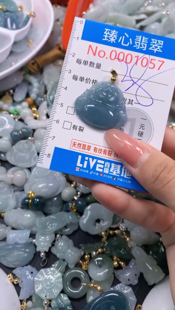 翡翠未镶嵌颈饰1057