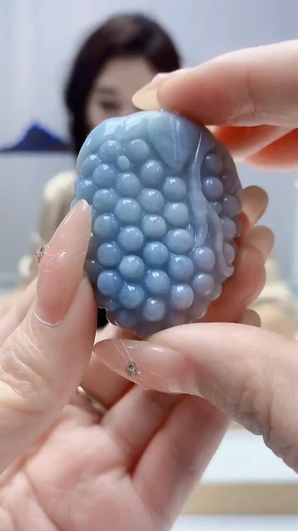 未镶嵌定制翡翠4829DD-毛货挂件126