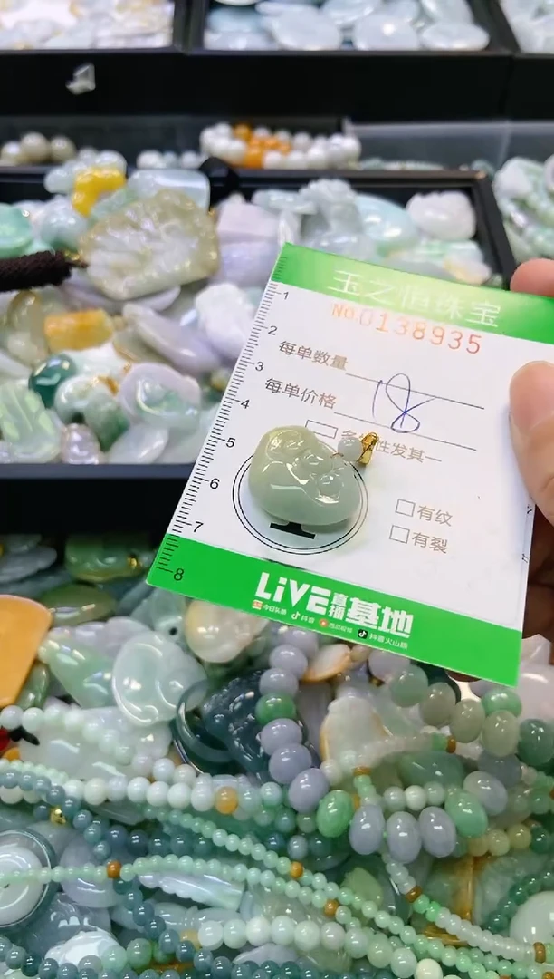 翡翠未镶嵌颈饰闪购0138935