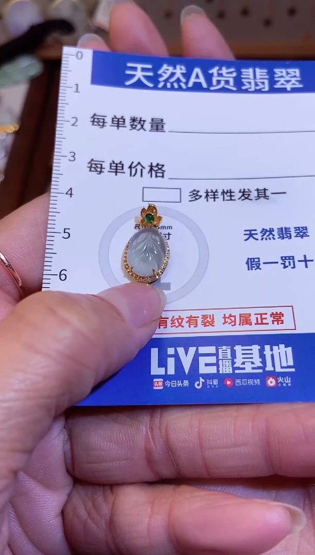 【闪购商品】翡翠颈饰18K金镶嵌11111111