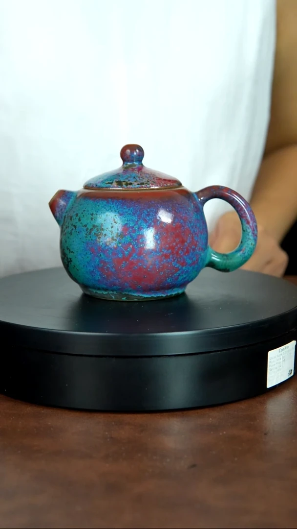 969号/禹州神垕特产】郭义兴原矿原产地钧瓷茶具