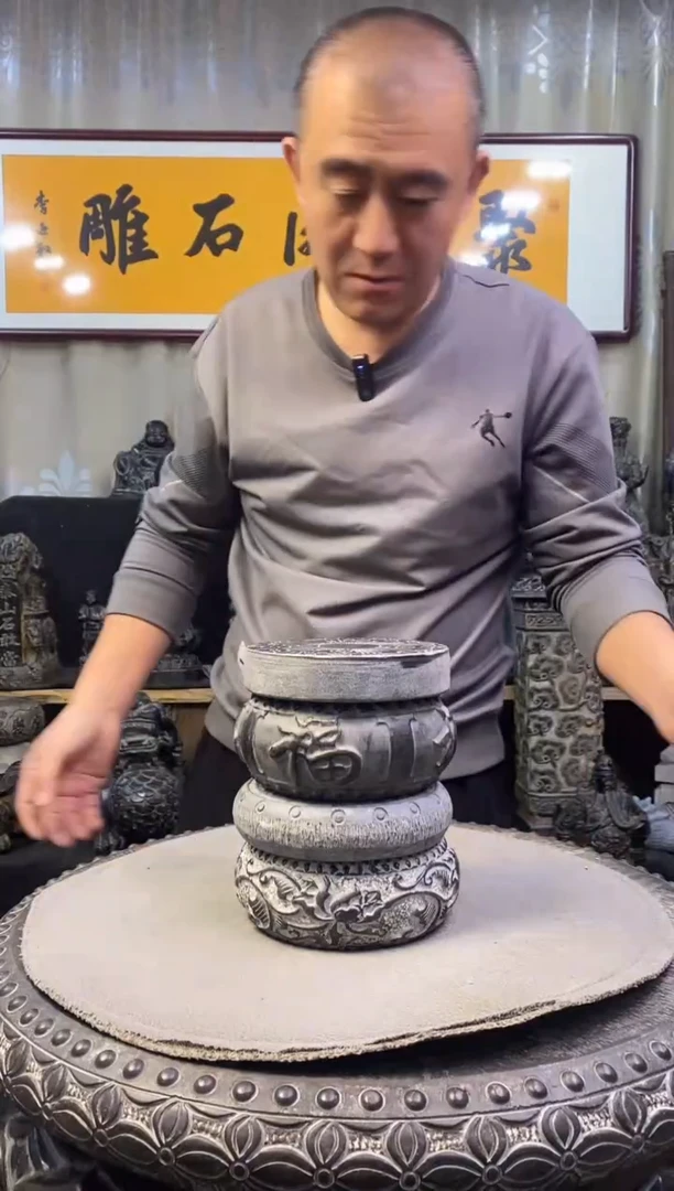 石材山西青石石鼓约定四个