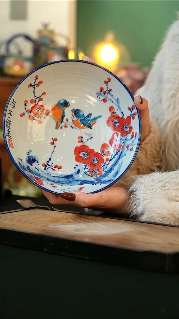 【闪购商品】杯手绘心瓷陶瓷浮力