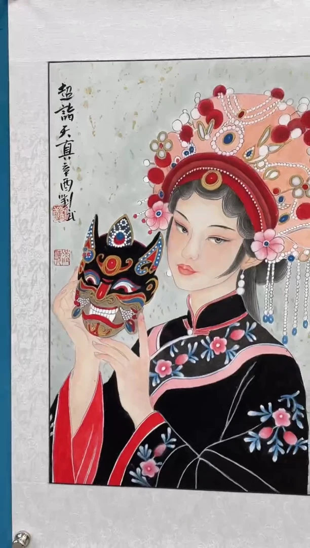 国画闪电购刘武绘画6