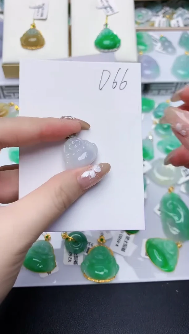 翡翠未镶嵌颈饰天然缅甸翡翠A货