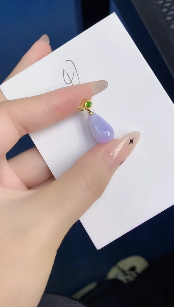 颈饰未镶嵌翡翠缅甸天然翡翠A货