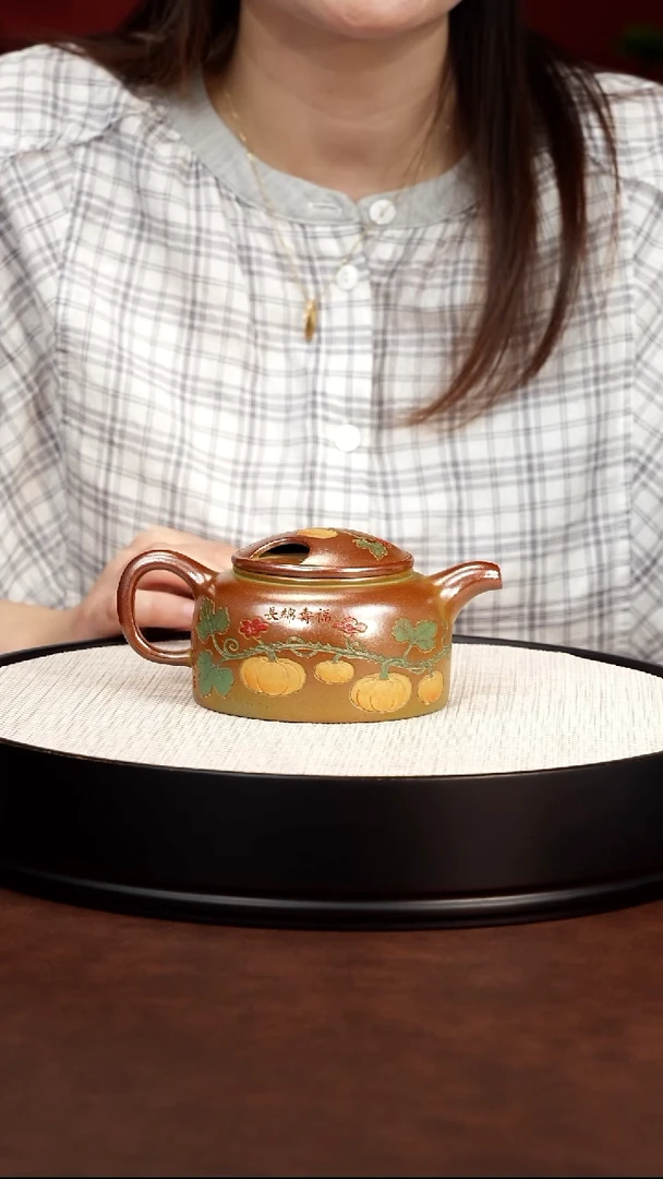 茶壶紫砂柴烧 牛盖莲子 梅付春