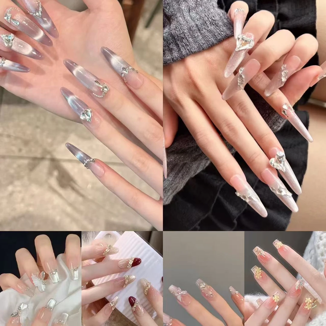 【精致款福利大放送】穿戴美甲高端纯手工纯欲穿戴甲猫眼ins风