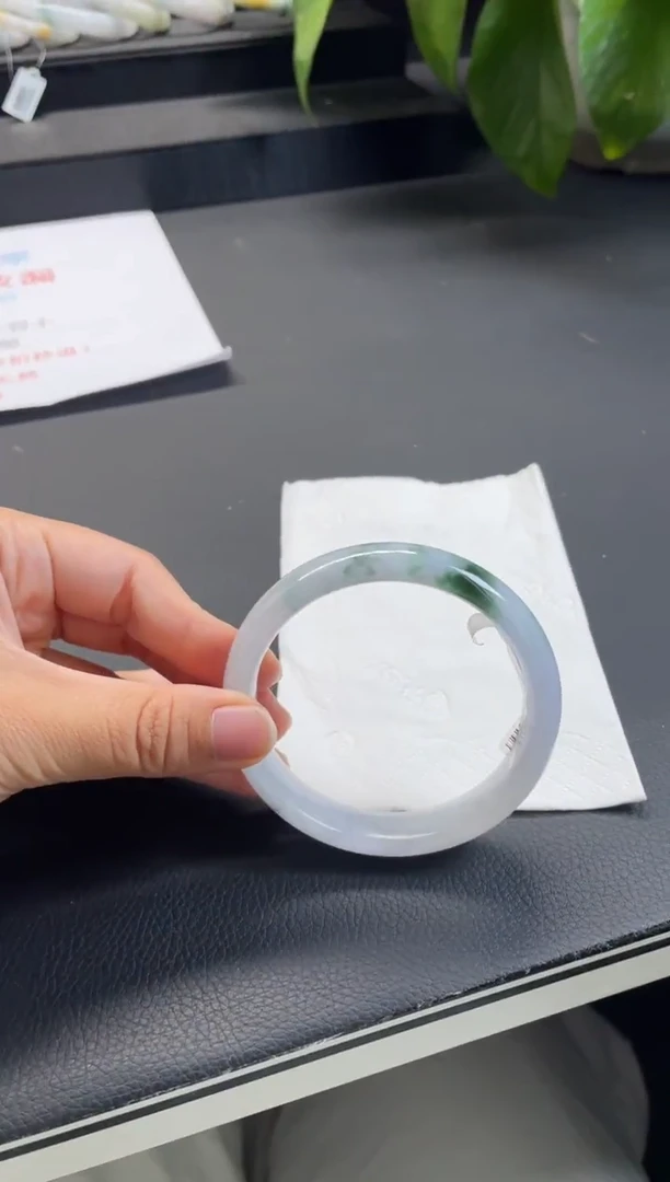 未镶嵌翡翠定制翡翠19#天然缅甸A货翡翠手镯57-59圈口