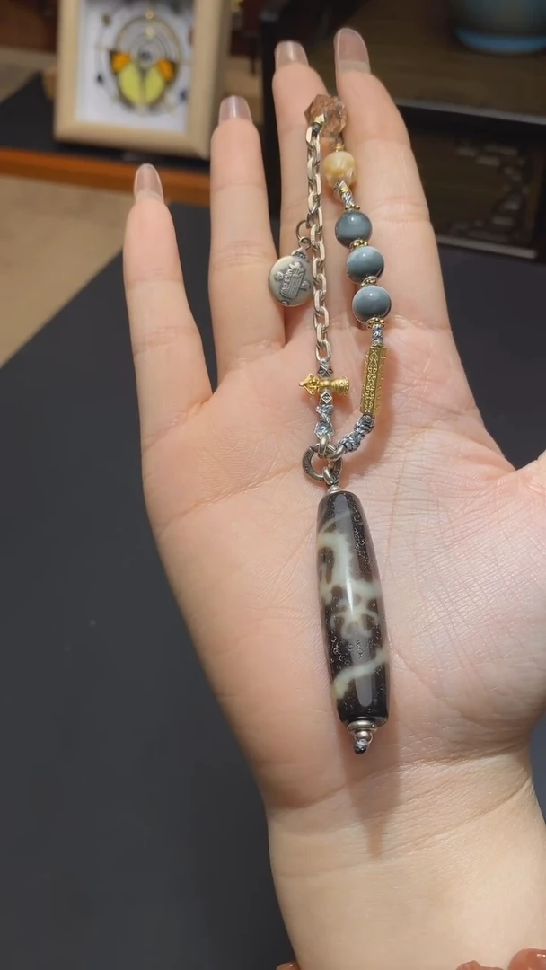 【闪购商品】玛瑙/玉髓颈饰未镶嵌飞l吊坠