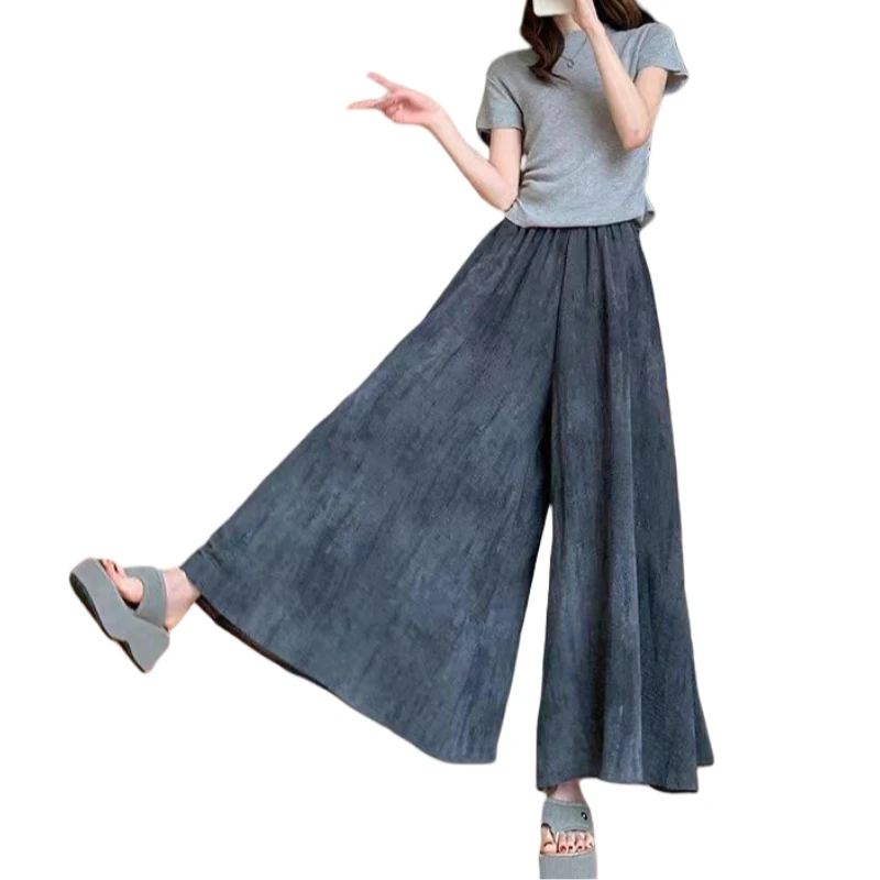 阿遥家【慵懒周末】自留款凉凉阔腿山本裤