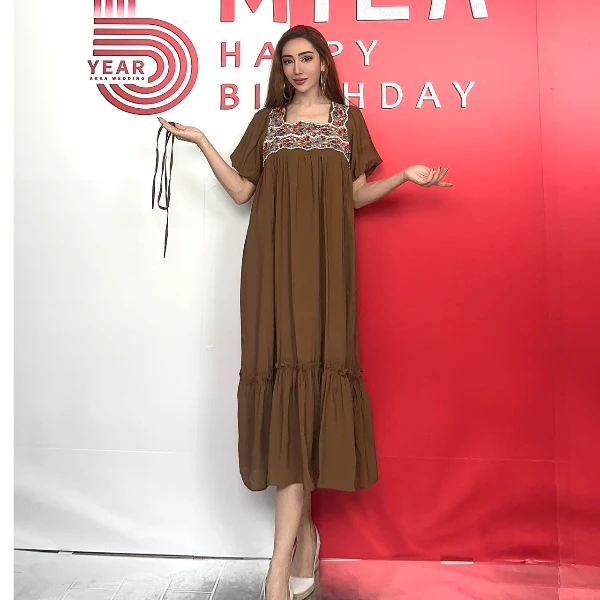 【米拉专属】春夏显瘦连衣裙宽松款423